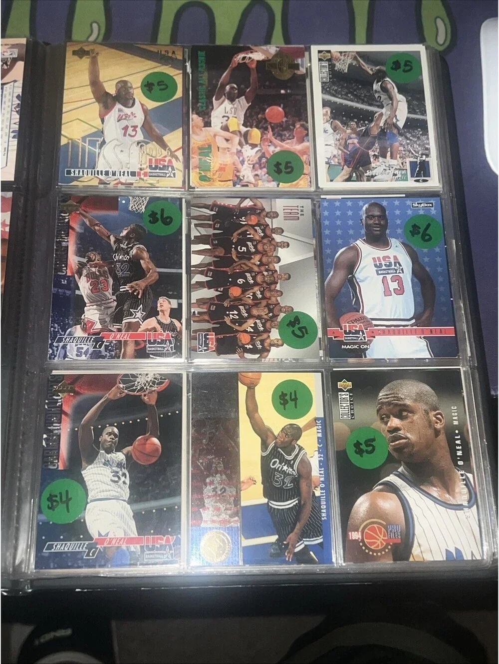 Huge Lot Of Shaquille O'Neal Basketball Cards Rookies Magic Lakers College